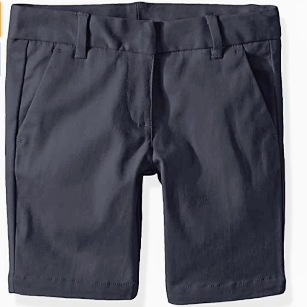 𝅺NWT GIRLS IZOD PLUS SCHOOLWEAR BERMUDA SHORTS